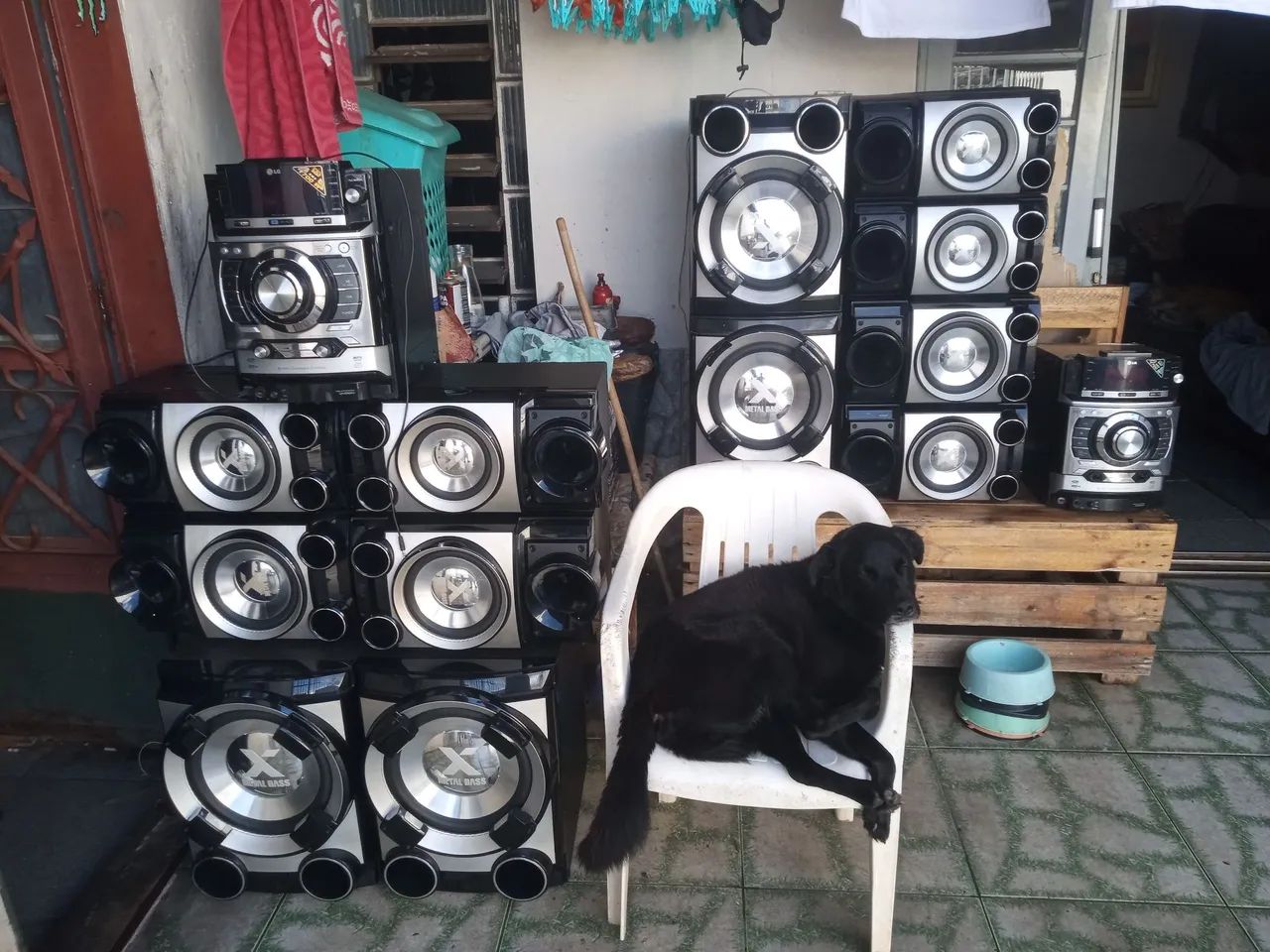 2 som LG Cm9520 Potente Aceito cartão