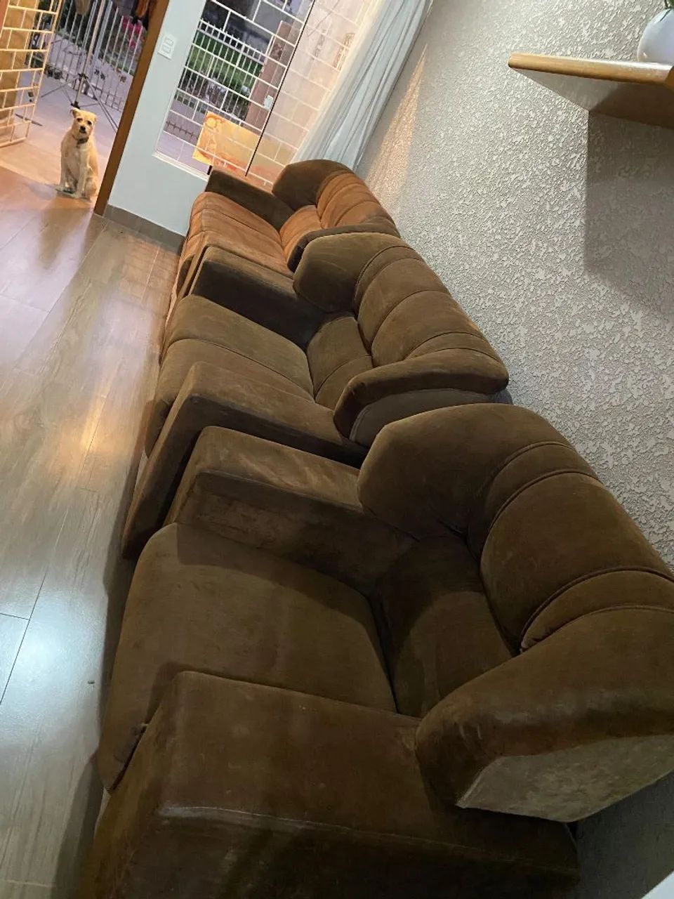 Conjunto de sofás 3 peças 