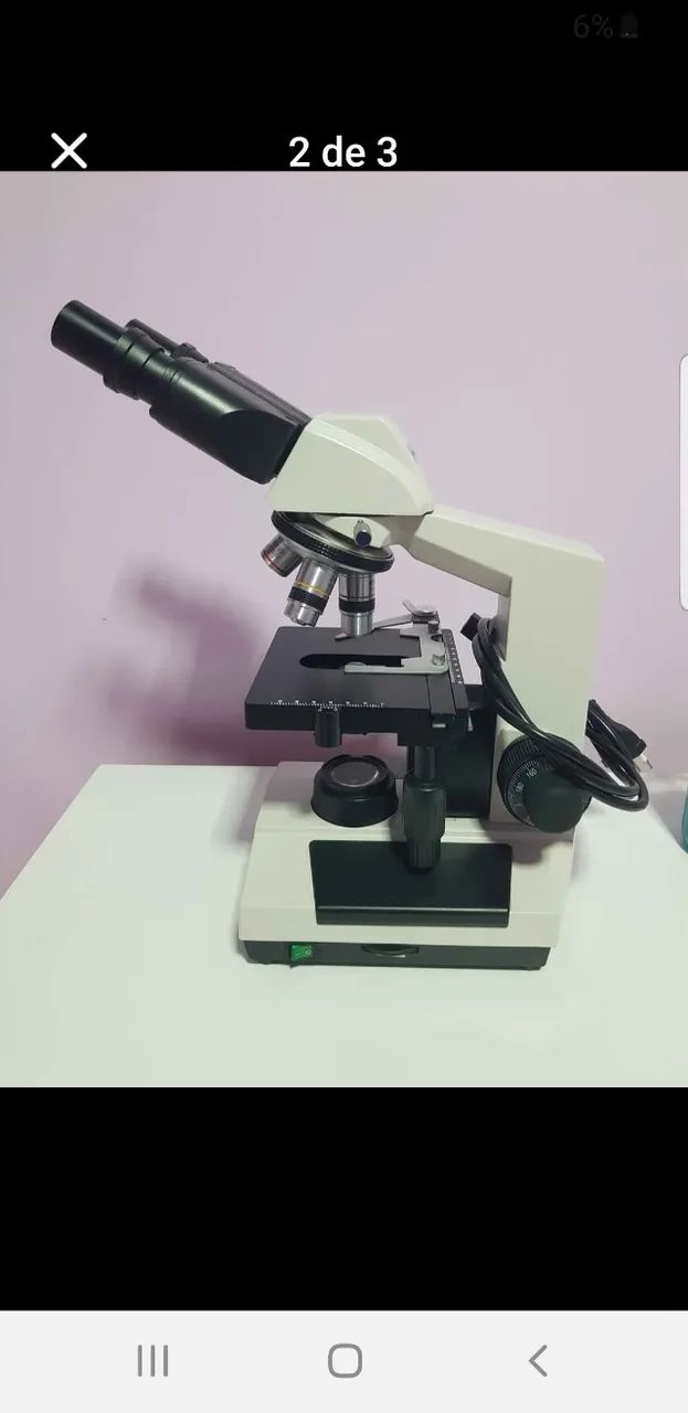 Microscópio óptico binocular  - Foto 3