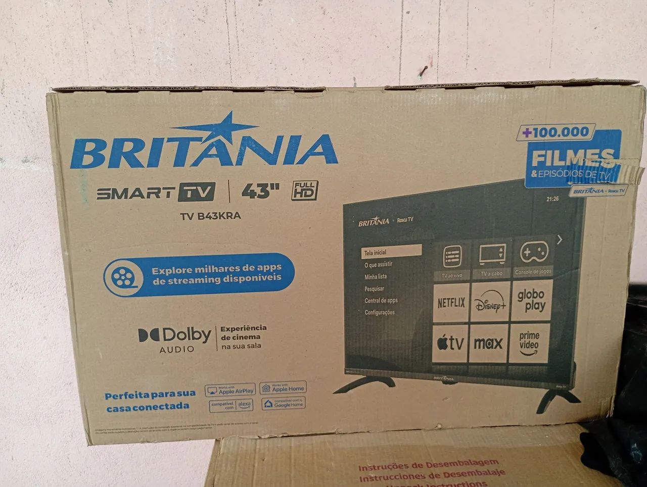 Smart tv 43 polegadas Britânia  - Foto 4