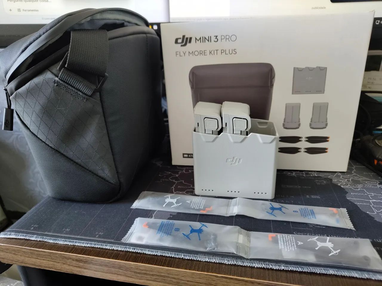 Kit fly more plus Mini 3 pro,  Mini 4 pro sem ativação
