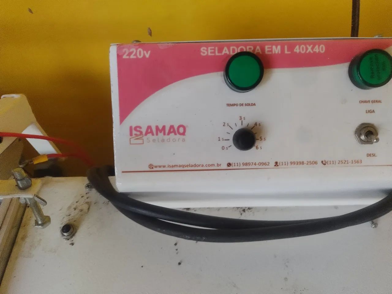Seladora manual isamaq 220v praticamente nova - Foto 2