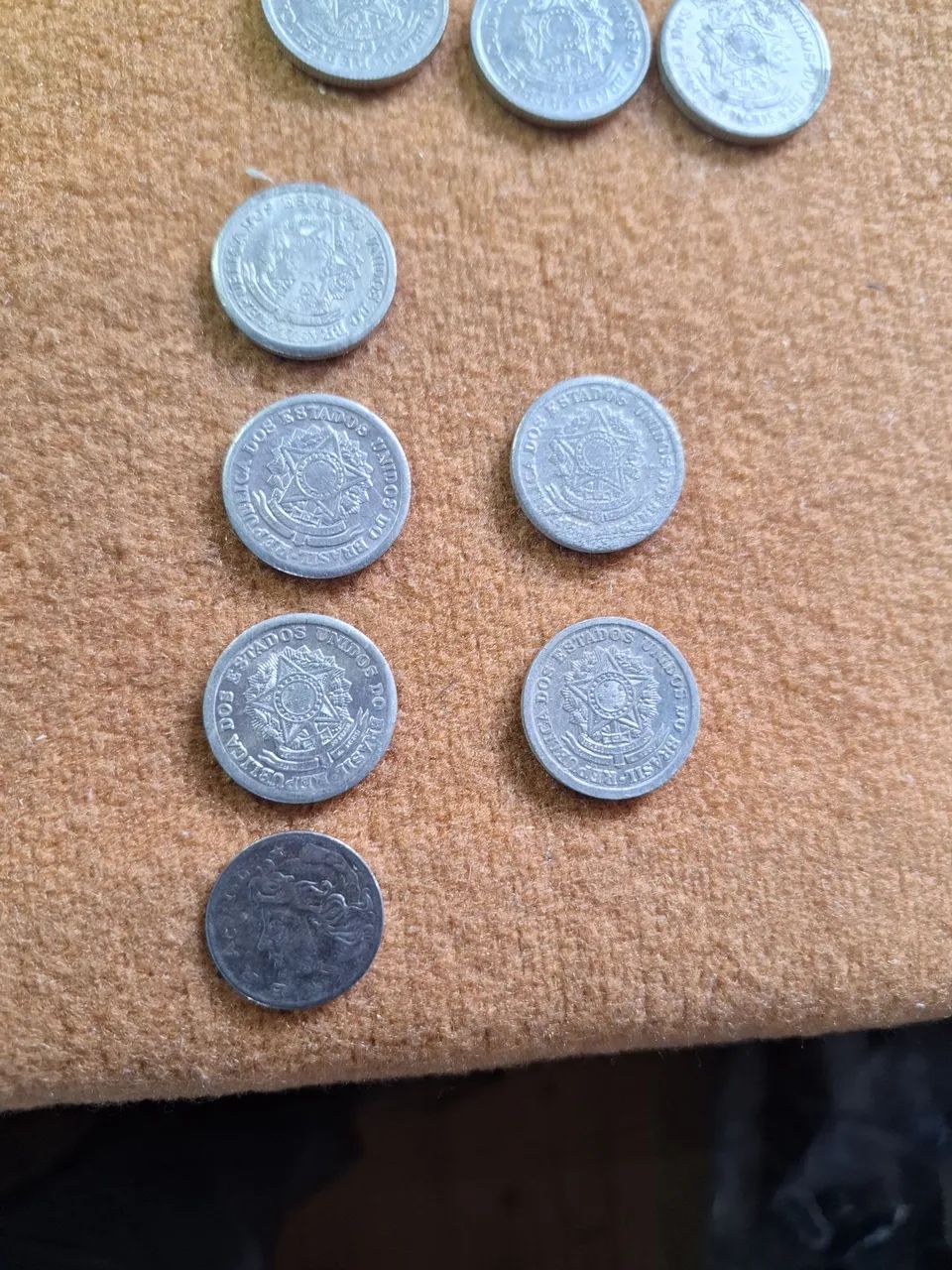 Moedas antigas anos 50
