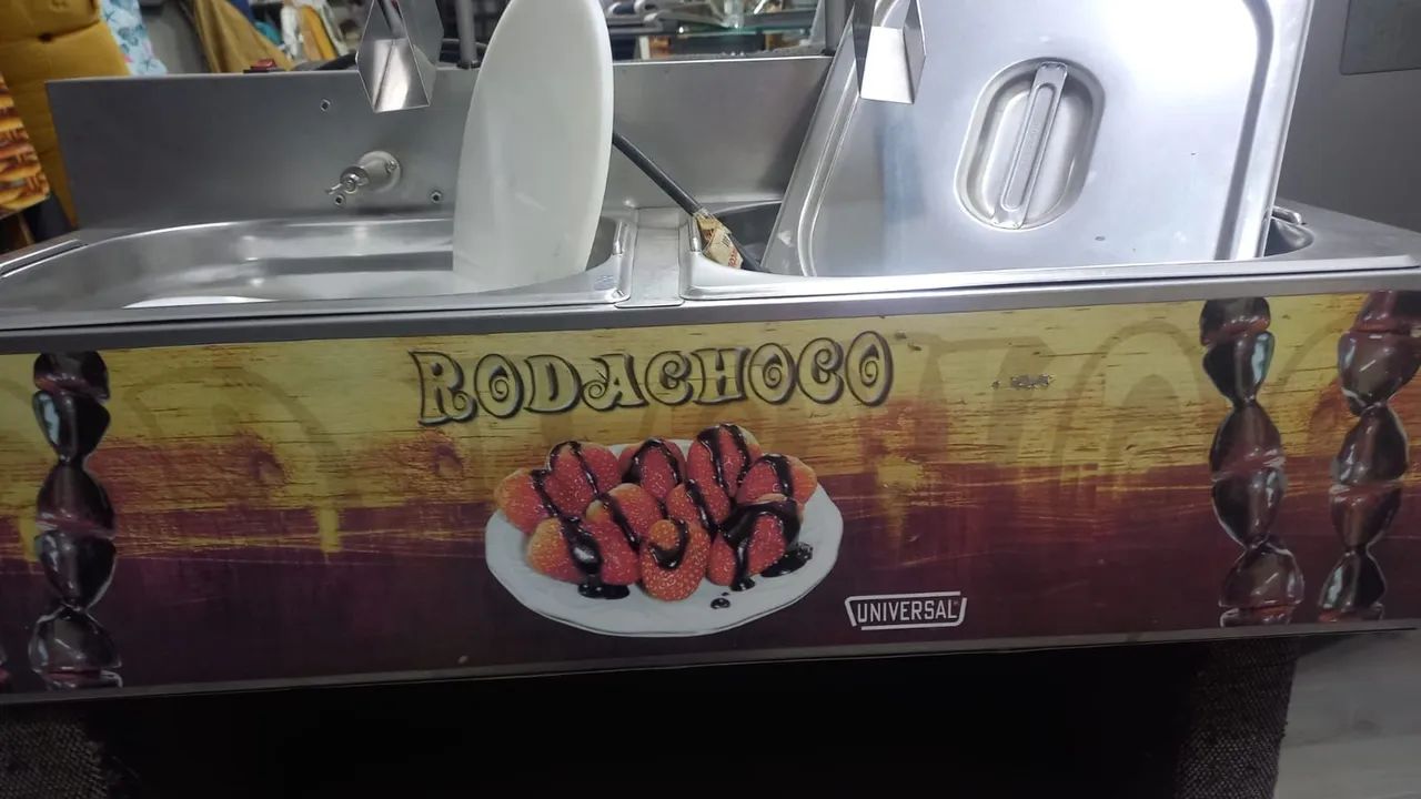 Derretedeira de Chocolate Rodachoco Universal 2 Cubas Inox