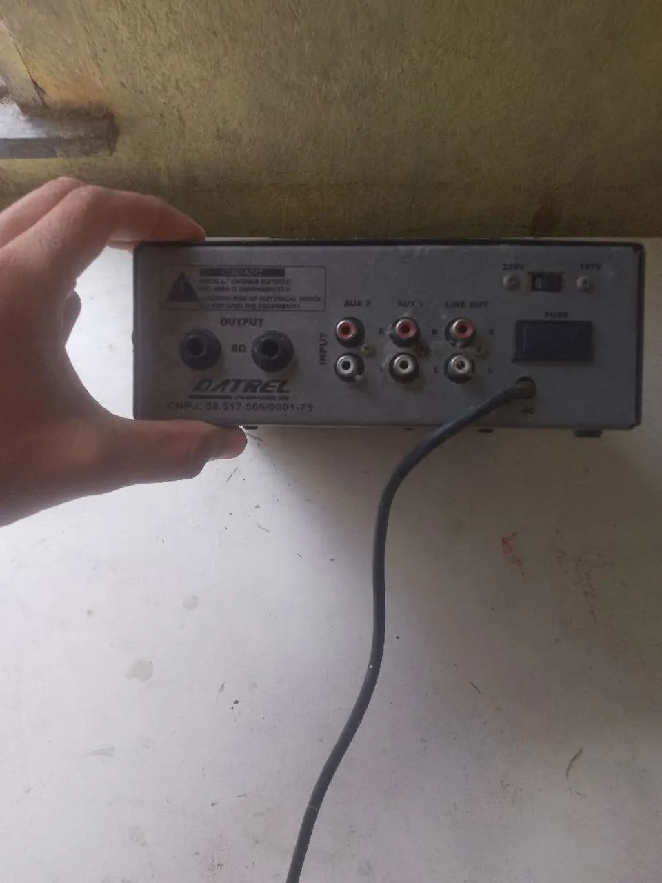 Amplificador para Som Ambiente Datrel HDSD-100 de 100W - Foto 2