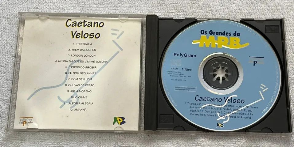 CD Caetano Veloso - Os grandes da MPB  - Foto 2