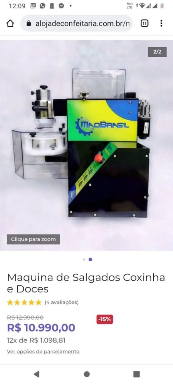 Máquina de salgados  - Foto 2