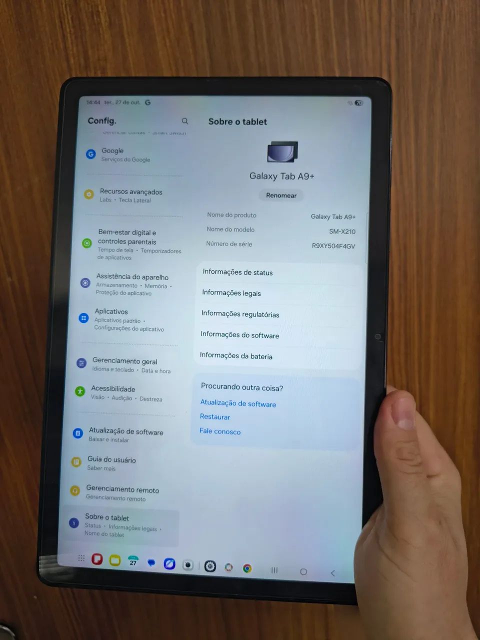 Samsung Galaxy tab a9 plus 11 polegadas 