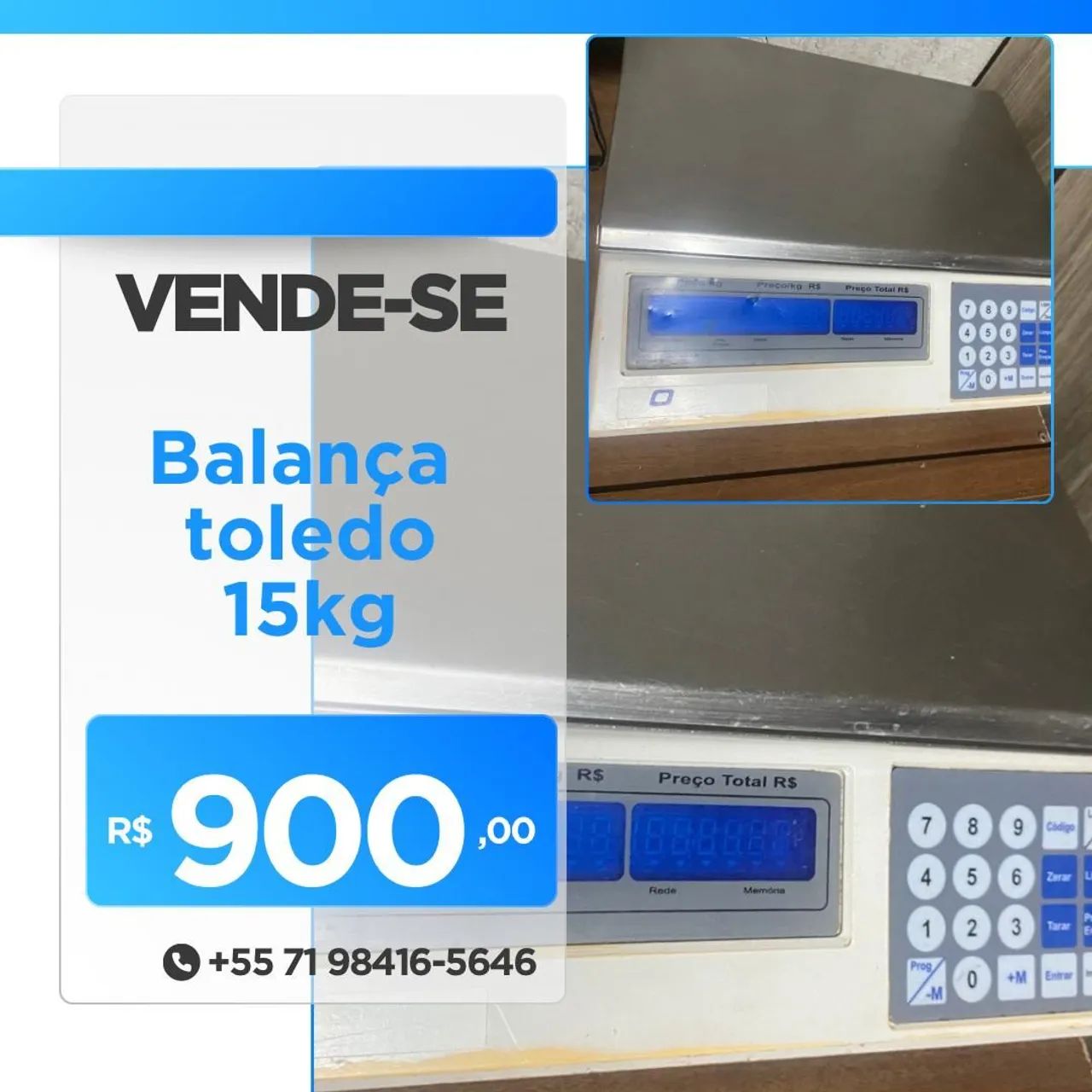 Balança Toledo 15kg