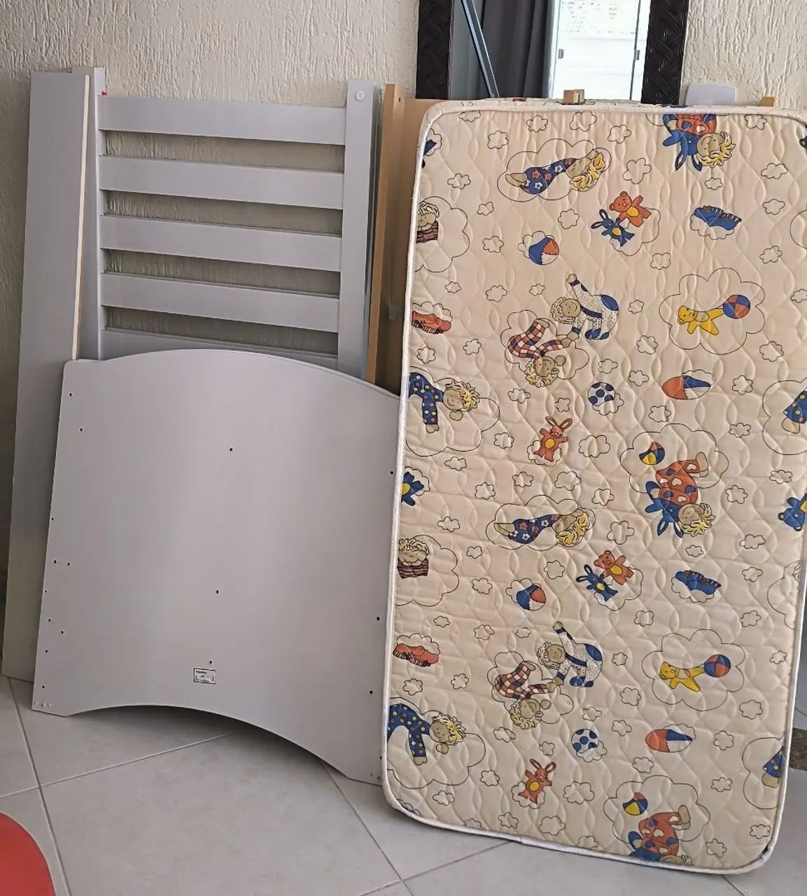 Berço/Cama Infantil 3 em 1 Branco - Foto 3