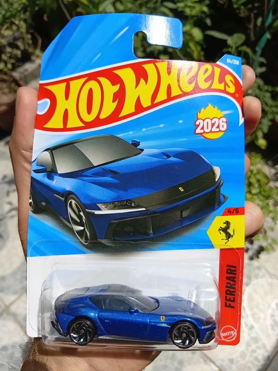 Miniatura hotwheels Ferrari