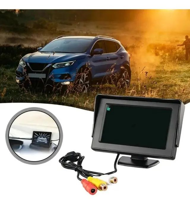 Monitor Automotivo Tft de Segurança Tela Auxiliar Lcd 4.3 Preto Rca - Loja Coimbra Entrega - Foto 3
