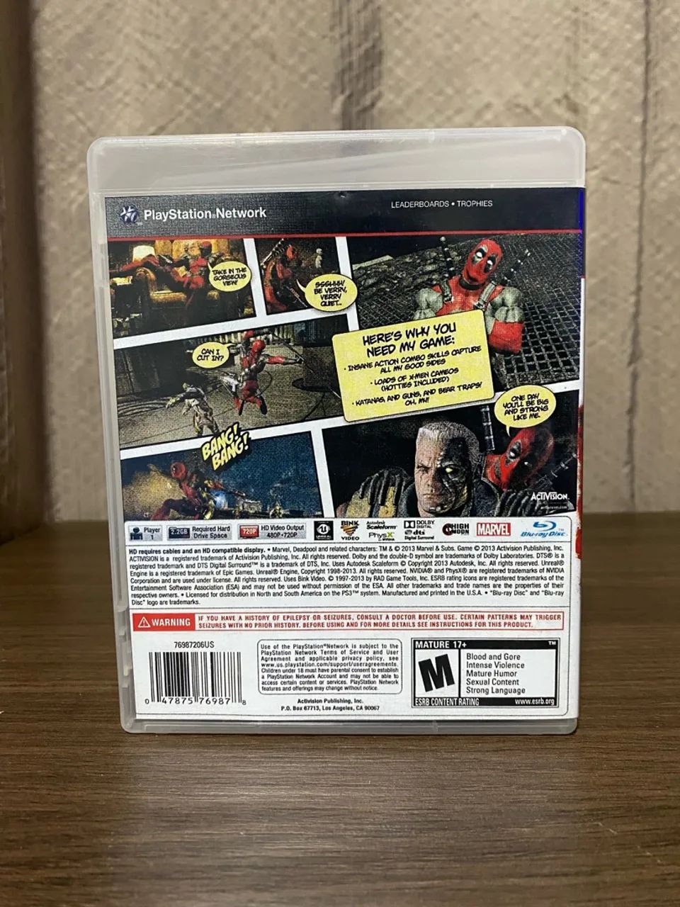 Deadpool ps3 ( CAPA REIMPRESSA) - Foto 2