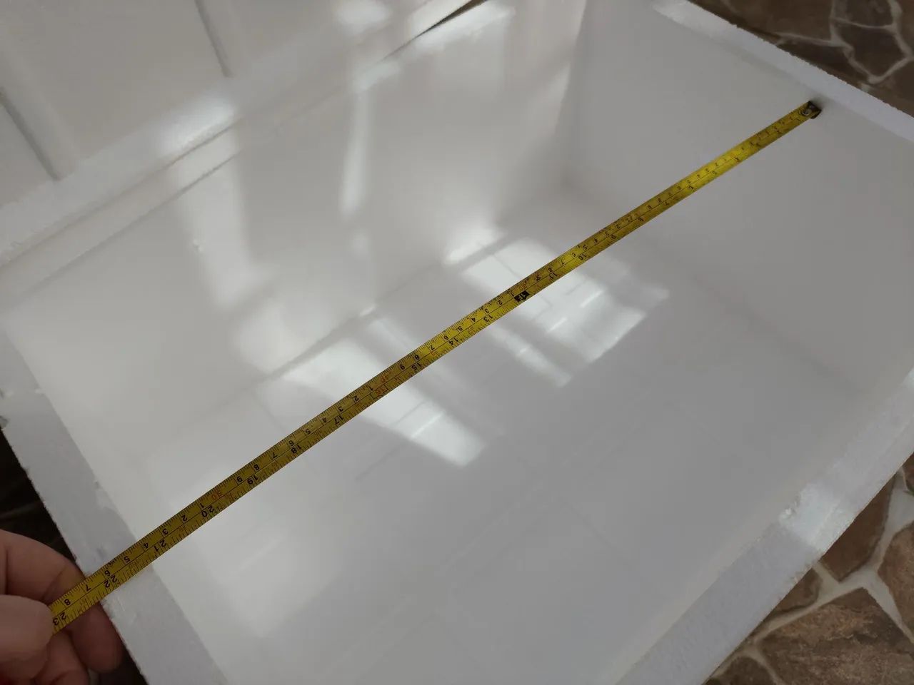 Caixa de isopor resistente 53 Litros  - Foto 3