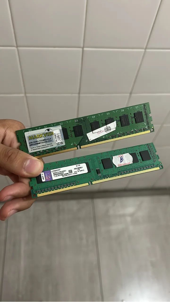 8GB Memória ram 2x4 king - Foto 2