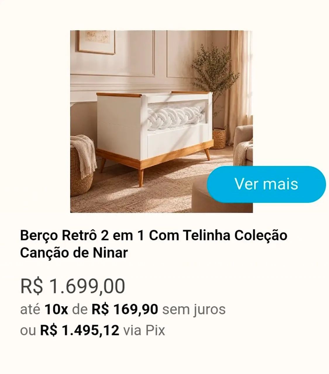 Berço retro Cancao de Ninar da Divicar - Foto 5