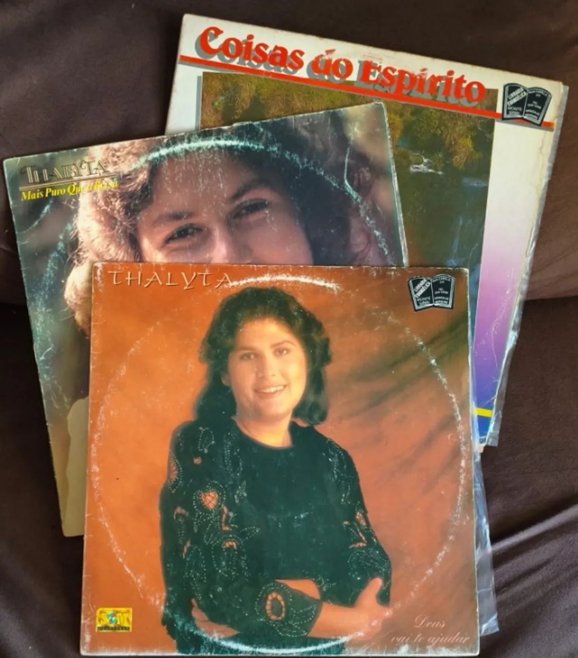 Lote 3 Lps Discos De Vinil Gospel Evangélico - Thalyta
