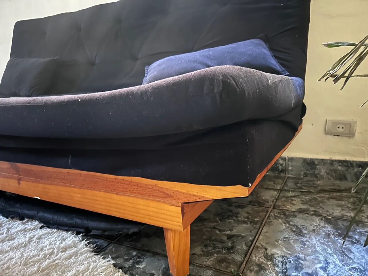 Sofá cama três lugares Leroy Merlin - Foto 5