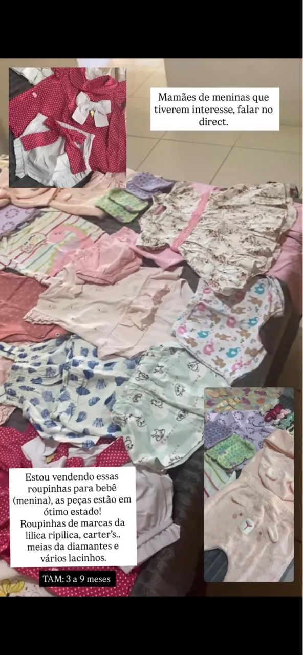 Roupinhas para bebê/ menina  - Foto 3