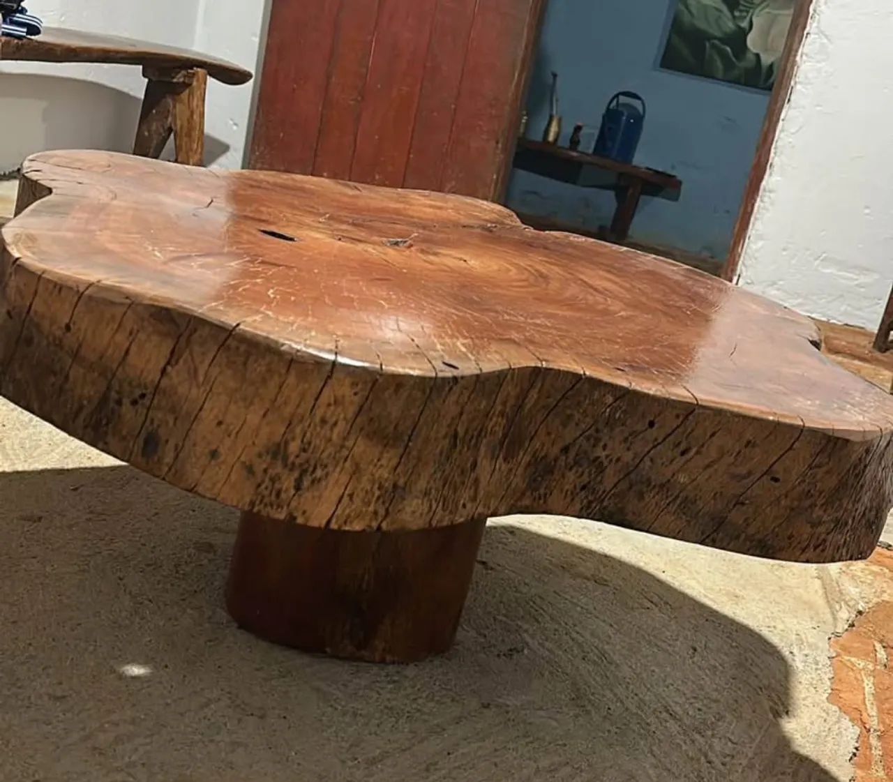 Mesa rústica 