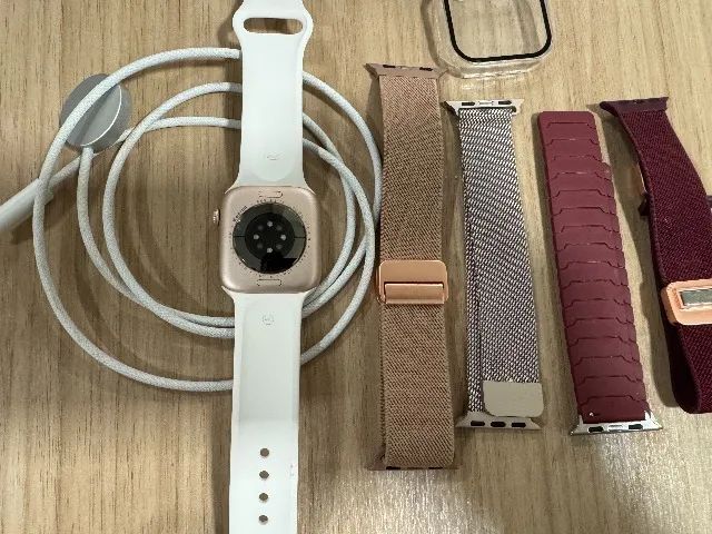Apple Watch Séries 11 GPS - Rose Gold 42mm - Foto 3