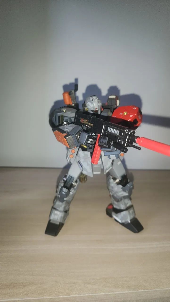 Gundam Jesta Mg Pintado E Montado Camuflagem Cinza - Foto 2