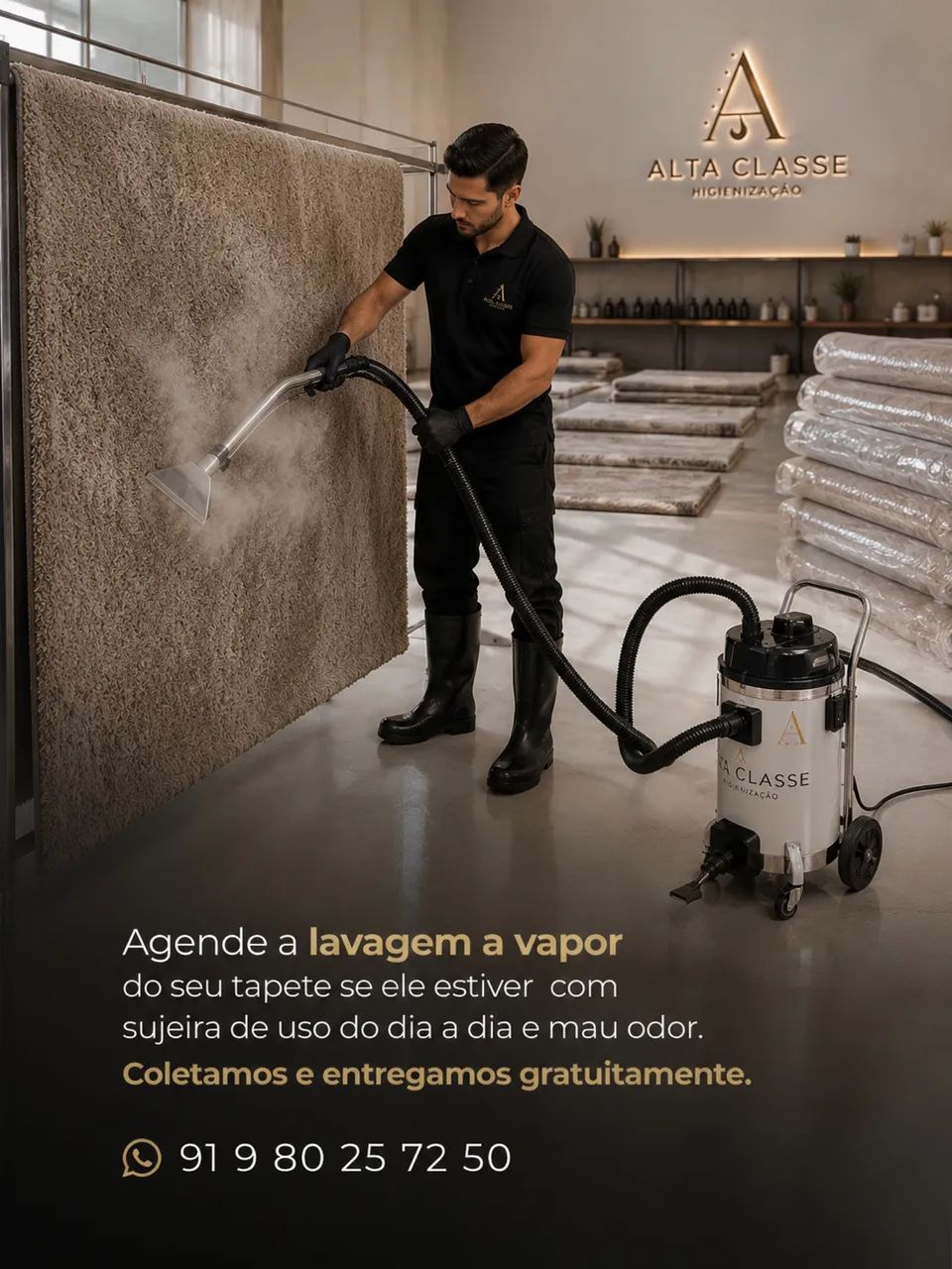 Lavagem de tapete, cortina e sofá