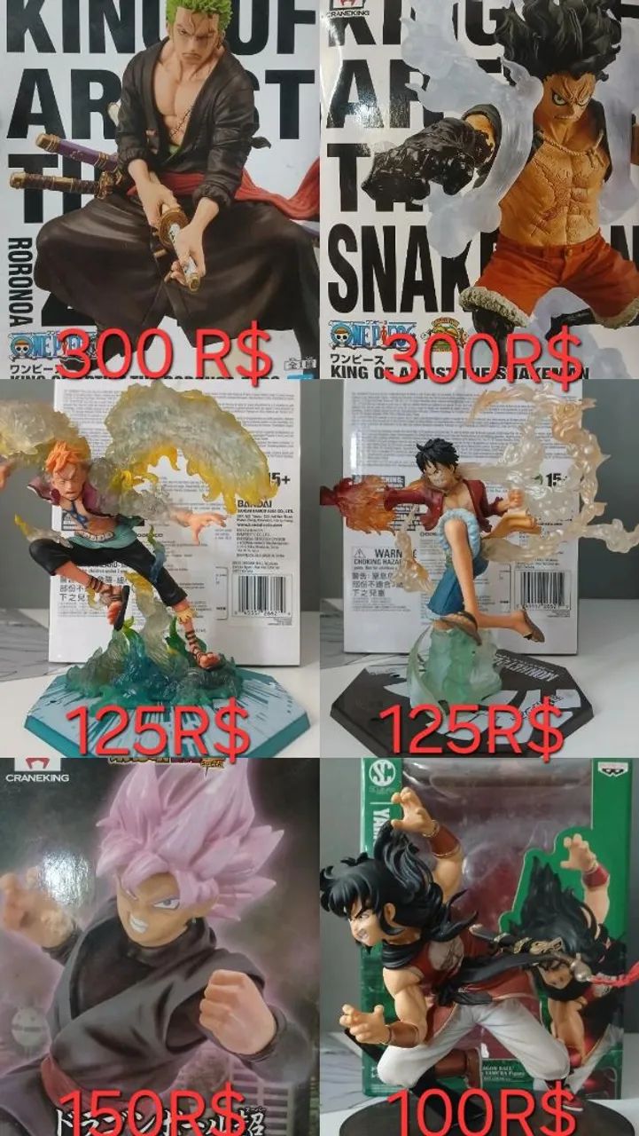 FIGURES ONE PIECE E DBZ 