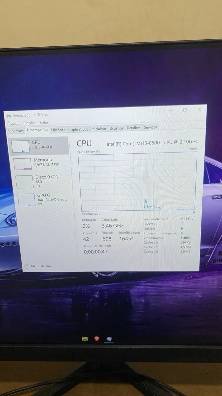 Mini PC Dell OptiPlex 3070 Micro | Intel Core i5 8500T | 8GB RAM | SSD 240GB - Foto 2