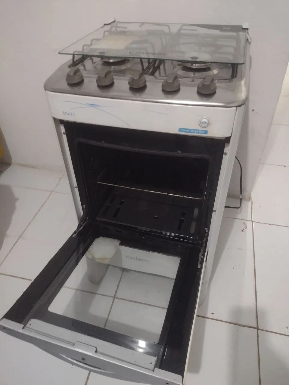 Fogão Esmaltec 4 bocas funcionando  - Foto 5