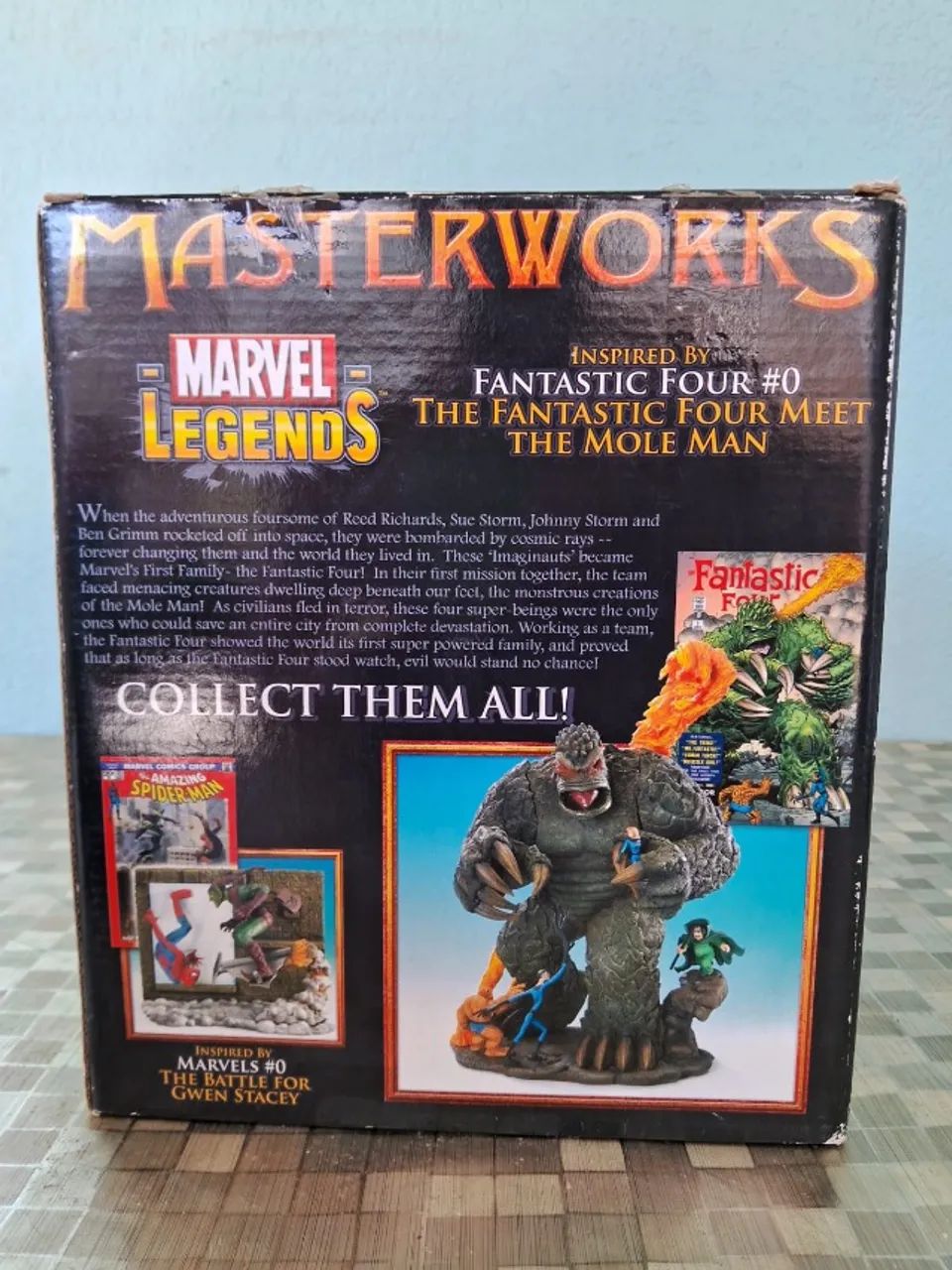 Diorama Marvel Legends Quarteto-Fantástico Vs Homem-Topeira (MASTERWORKS) - Foto 5