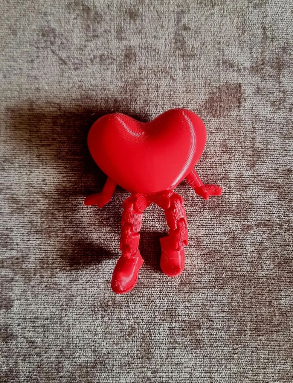 Coração articulado 3d - Foto 2