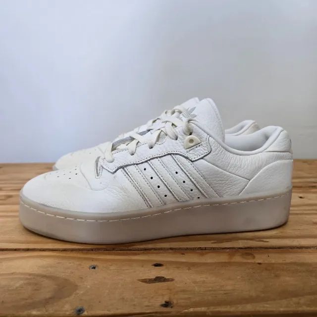 Tênis adidas Rivalry Lux Low Branco Couro - Tam 41