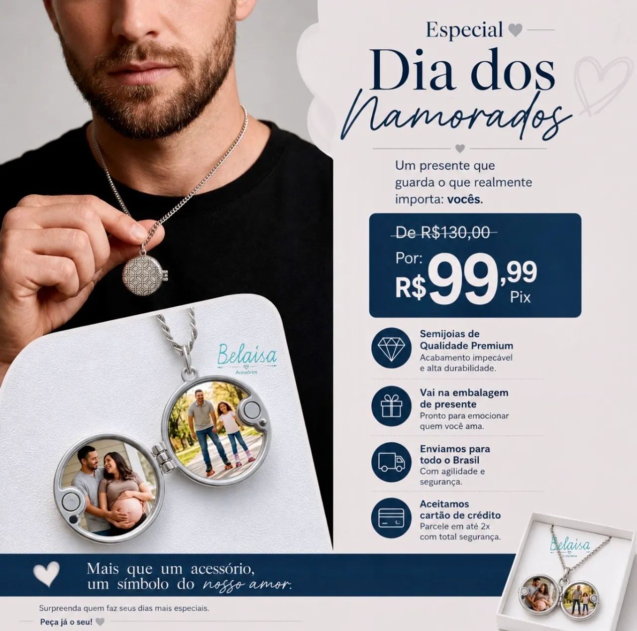 Presente masculino com foto inclusa 