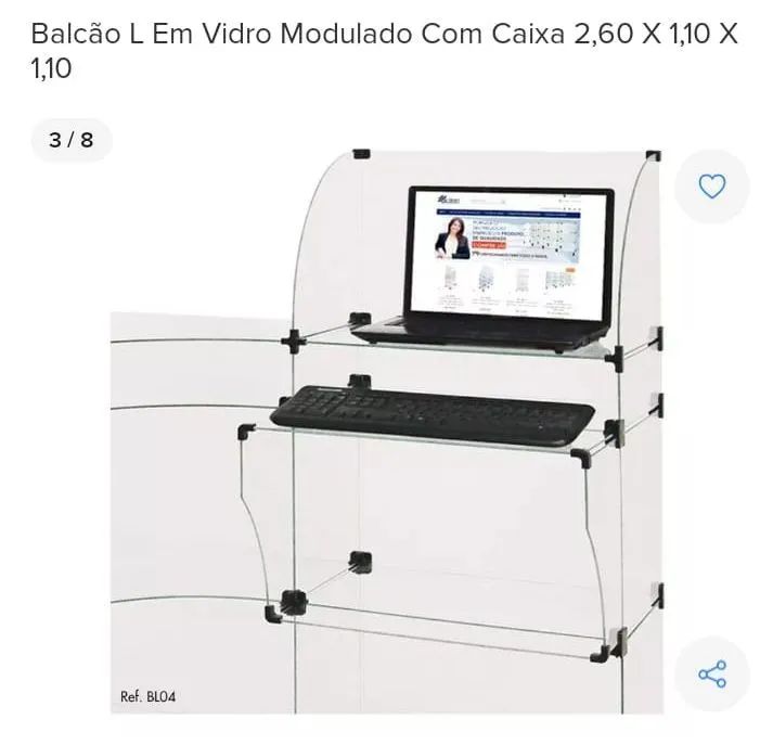 Balcão vitrine - Foto 2