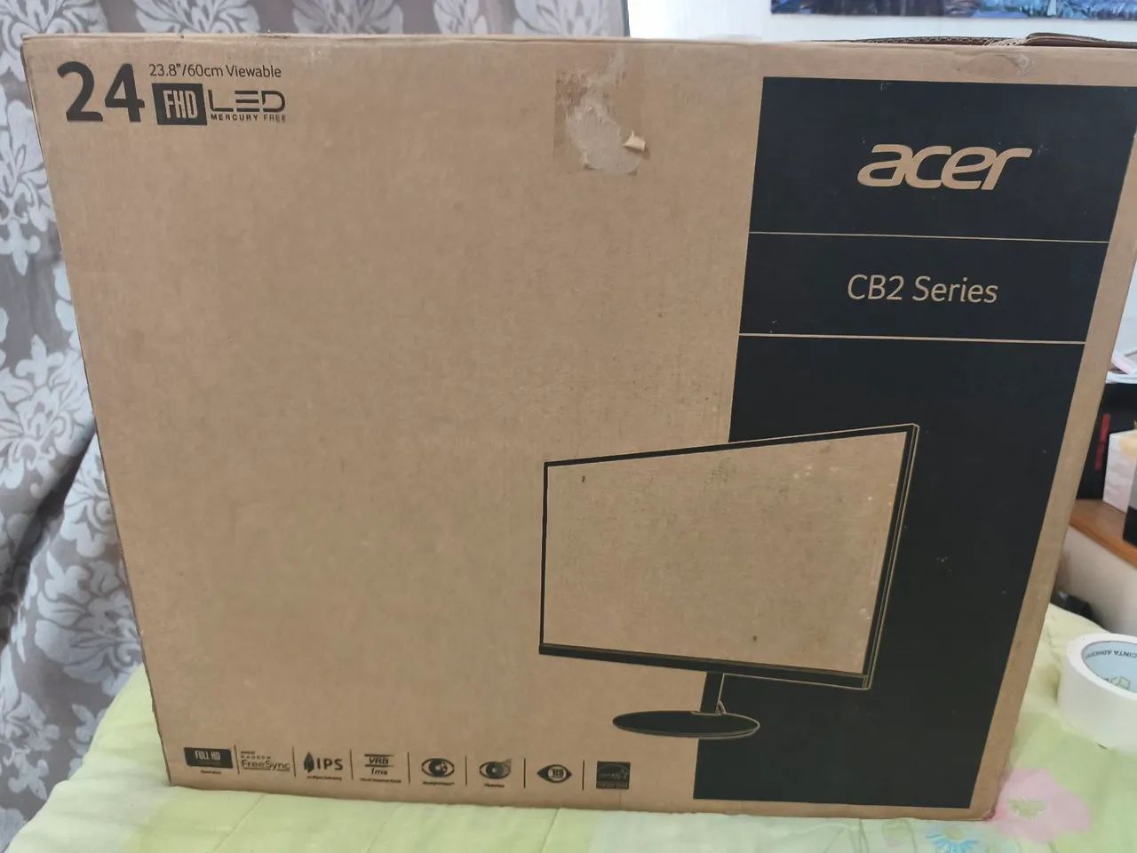 Monitor Acer 23.8" Full HD IPS CB2 Series - 1ms / FreeSync (Na Caixa) - Foto 2