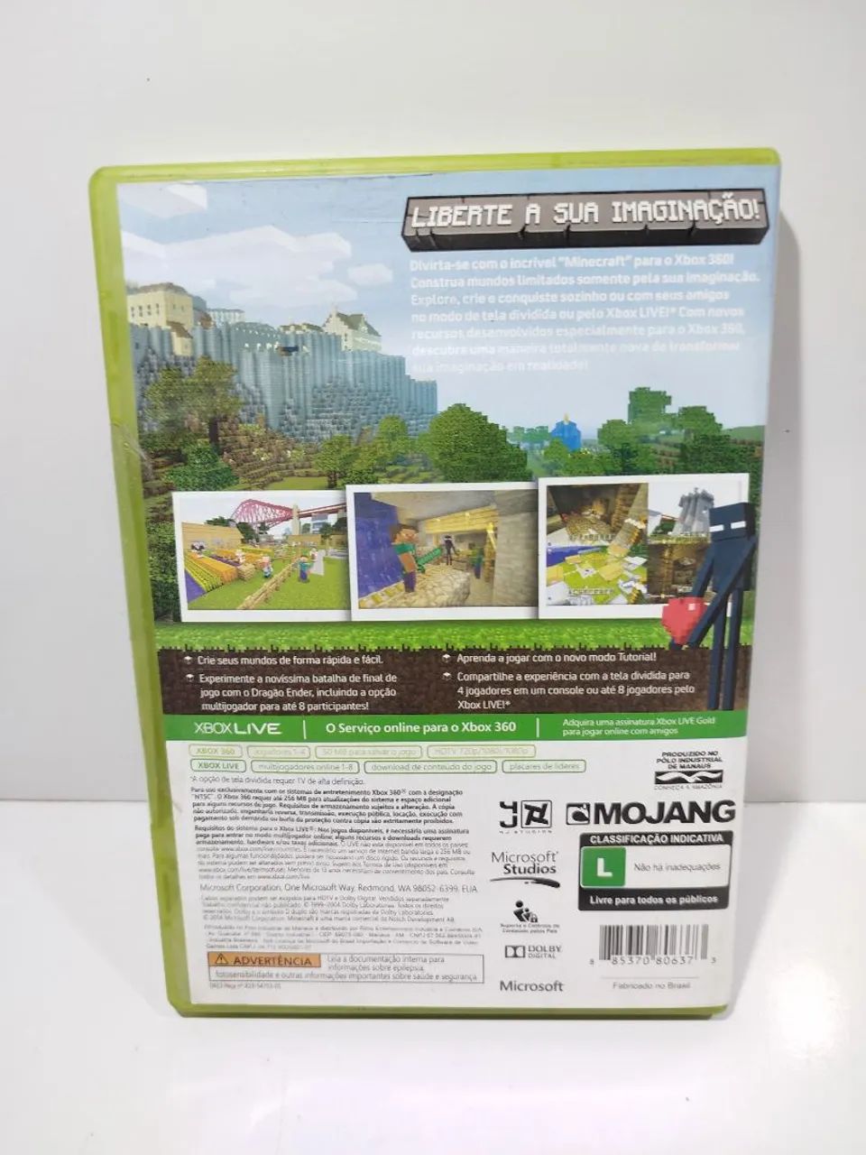 Minecraft Xbox 360 edition original. - Foto 2