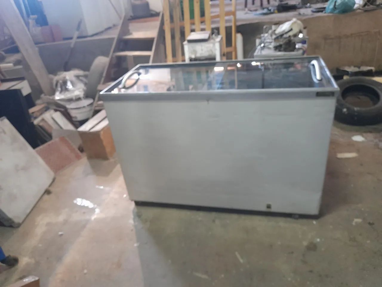 Freezer porta de vidro