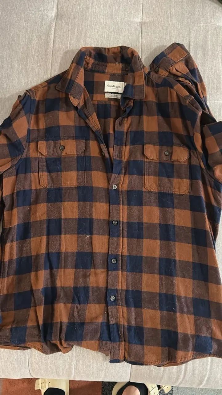 Camisa xadrez e 3 moletons - Foto 3