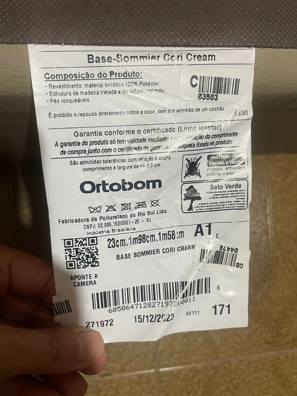 Base cama queen Ortobom