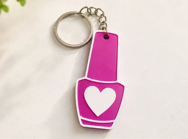 Chaveiro Abridor de Lata - Esmalte Coração