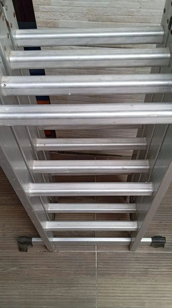 Escada articulada com plataforma Mor 3*4 - Foto 3