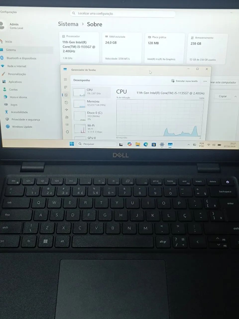 Notebook Dell i5 24GB de memória RAM - Foto 2