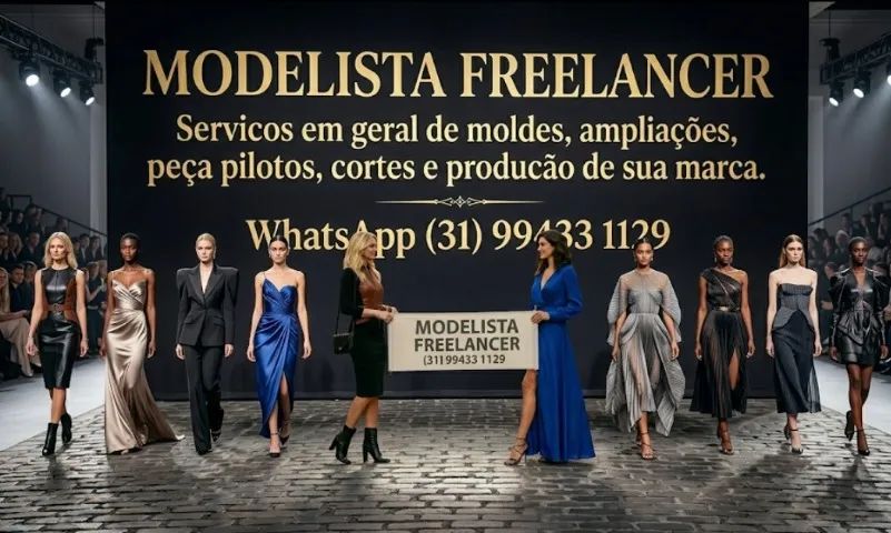 Modelista Freelancer e confecção 