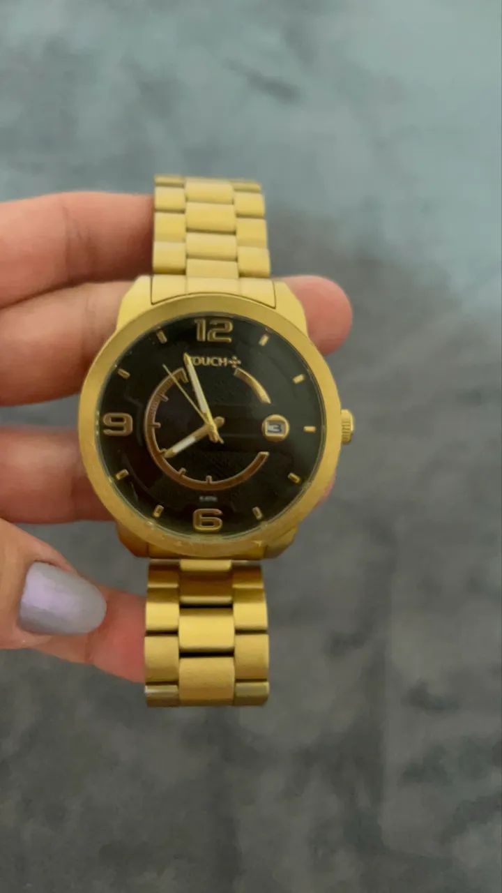 Relógio Touch Multi Movt - Dourado Masculino - Foto 3