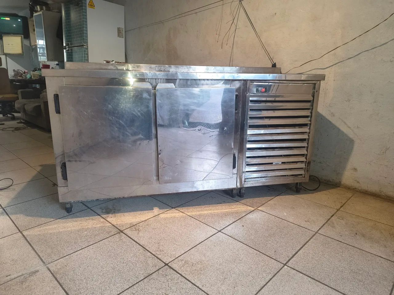 Balcão inox refrigerado 220v entrega grátis  - Foto 2