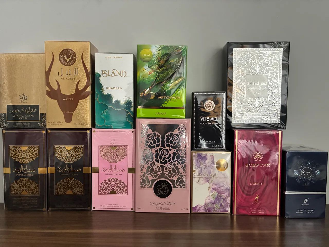 Perfumes árabes e tg15