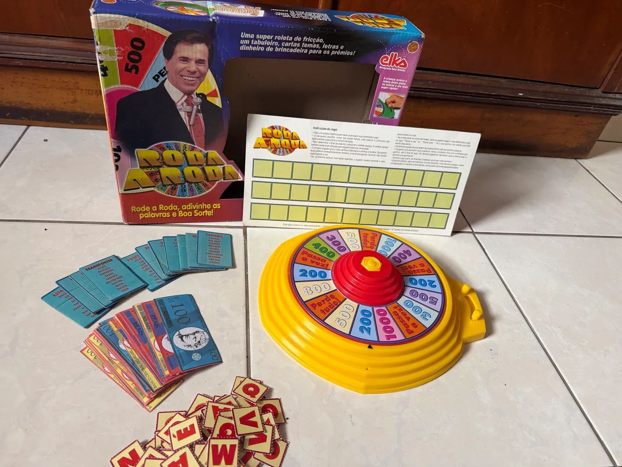 jogo roda a roda silvio santos  - Foto 3