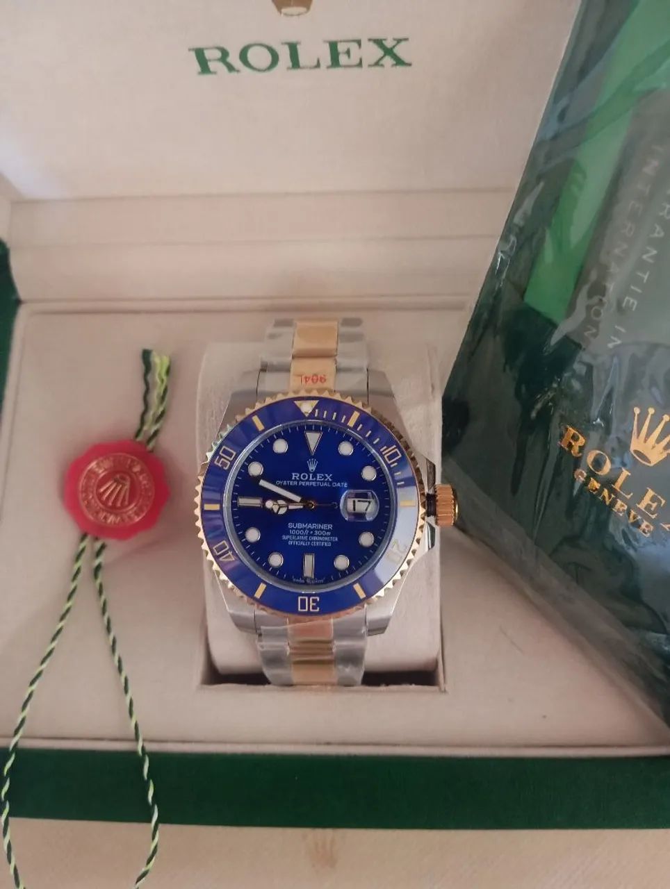Relógio rolex misto, automático, linha Premium AAA caixa 44mm 