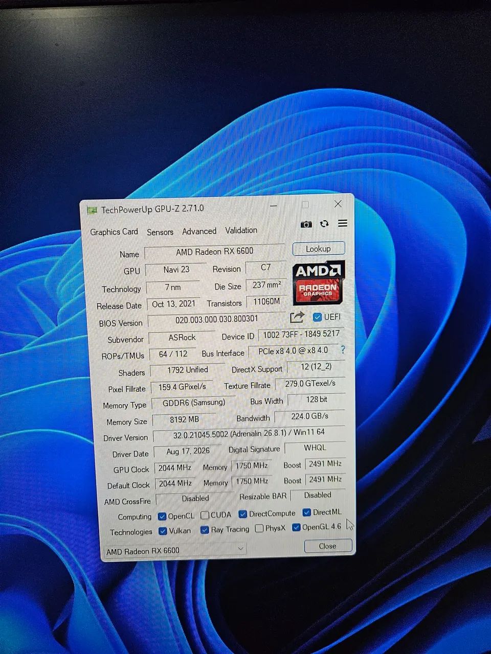 RX 6600 - Foto 2